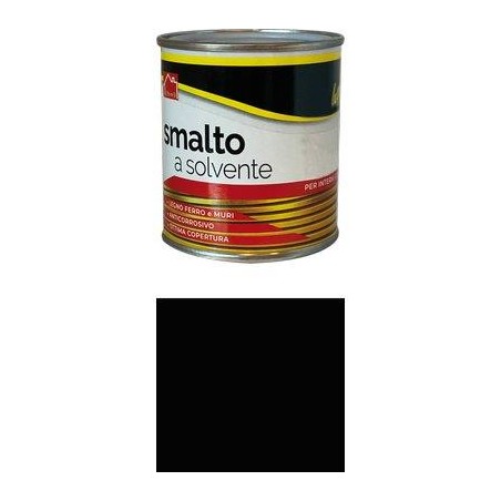 SMALTO A SOLVENTE WORKIT NERO LUCIDO ML 125
