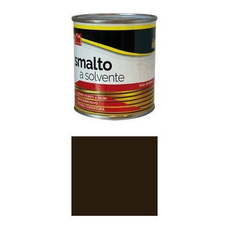 SMALTO A SOLVENTE WORKIT MARRONE CIOCCOLATA RAL 8017 ML 750