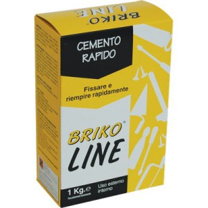 CEMENTO GRIGIO PRESA RAPIDA BRIKO LINE KG 1