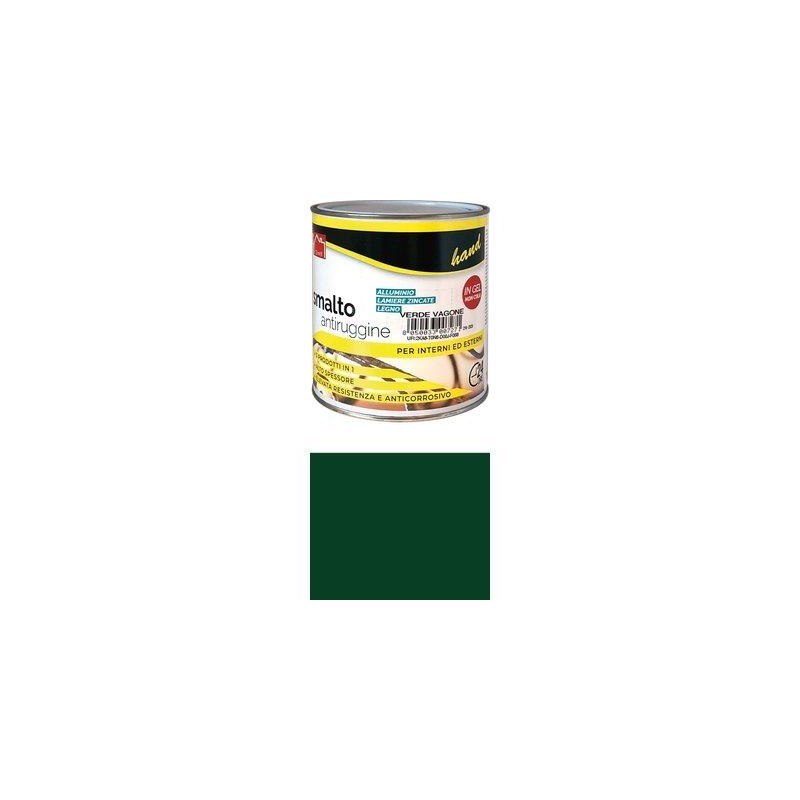 SMALTO ANTIRUGGINE WORKIT VERDE BOTTIGLIA ML 750