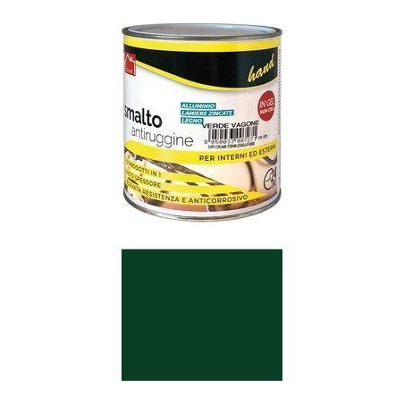 SMALTO ANTIRUGGINE WORKIT VERDE BOTTIGLIA ML 750