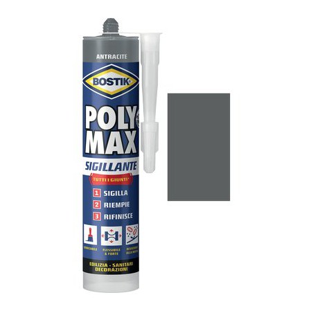 BOSTIK POLYMAX SIGILLANTE ANTRACITE ML 280
