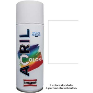 SMALTO SPRAY ACRIL COLOR AREXONS BIANCO OPACO ML 400
