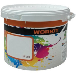 IDROPITTURA TEMPERA MURALE WORKIT BIANCO LT  4