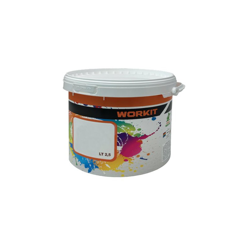 IDROPITTURA TEMPERA MURALE WORKIT BIANCO LT  4