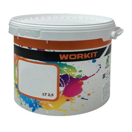 IDROPITTURA TEMPERA MURALE WORKIT BIANCO LT  4