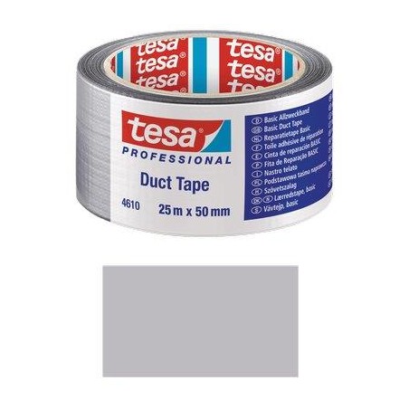 NASTRO ALTA RESISTENZA DUCT TAPE 4610 TESA GRIGIO MM 50 ML 25