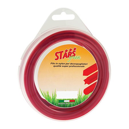FILO X DECESPUGLIATORE TONDO CORALLO STARS MM 1,6 MT 15