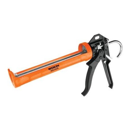 PISTOLA X SILICONE 361409 WOKIN ALLUMINIO/ACCIAIO VERNICIATO