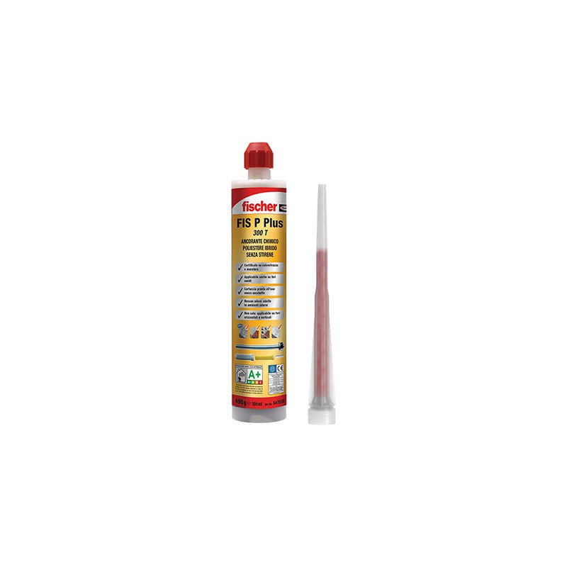 ANCORANTE CHIMICO FIS P PLUS 300 T FISCHER POLIESTERE IBRIDO ML 300