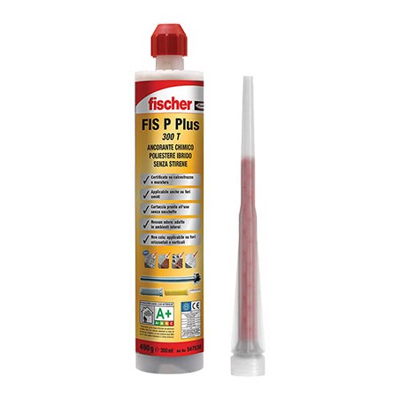 ANCORANTE CHIMICO FIS P PLUS 300 T FISCHER POLIESTERE IBRIDO ML 300