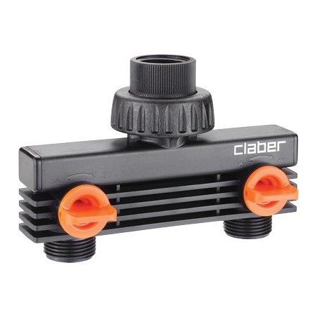 PRESA A RUBINETTO + 2 INNESTI FILETTATI CLABER 3/4F SELF 8589