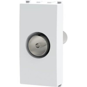PRESA TV PASSANTE AVP BIANCO MM 9,5