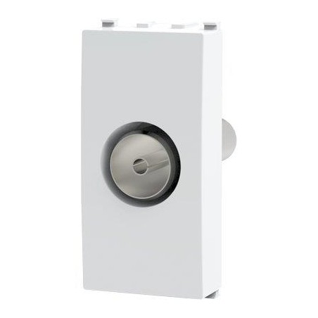 PRESA TV PASSANTE AVP BIANCO MM 9,5