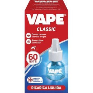 RICARICA LIQUIDA ZANZARE VAPE MAGIC CLASSIC DURATA NOTTI 60