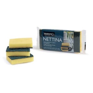 SPUGNA ABRASIVA NETTINA PERFETTO PZ 3
