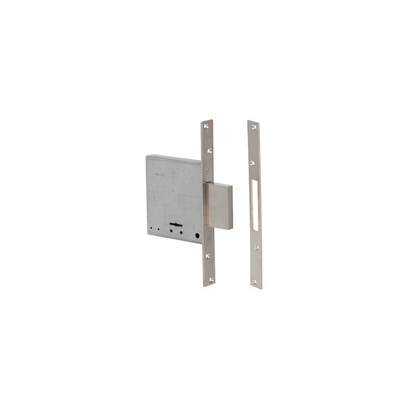SERRATURA METALLO INFILARE 57010 CISA B.Q ZINC F.MM 25 DM M4 H.MM 114 E.MM 60