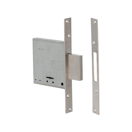 SERRATURA METALLO INFILARE 57010 CISA B.Q ZINC F.MM 25 DM M4 H.MM 114 E.MM 60