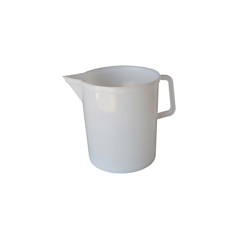 BOCCALE GRADUATO STEFANPLAST PP BIANCO LT 1